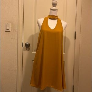 Yellow dress from Lulus